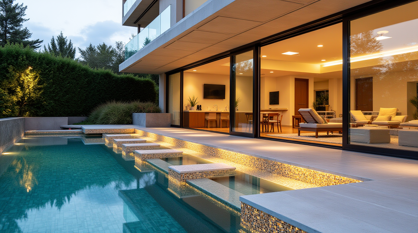 swimming pool outside tiles